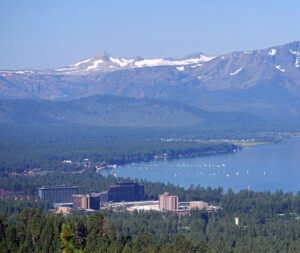 Aerial of South Lake Tahoe Aerial of South Lake Tahoe
